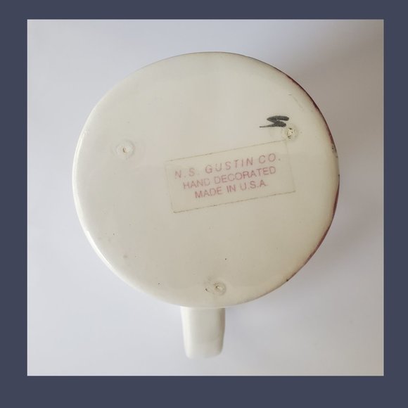 🎅RARE N. S. Gustin Vintage Santa Claus Cups -  4 - Picture 9 of 12